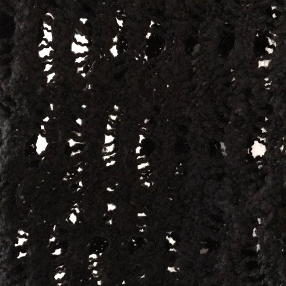Black Knit Top - Picture 2 of 4